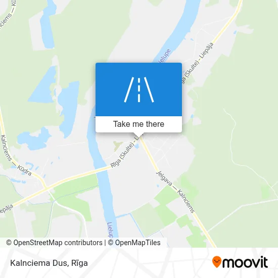 Kalnciema Dus map
