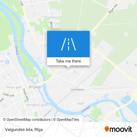 Valgundes Iela map