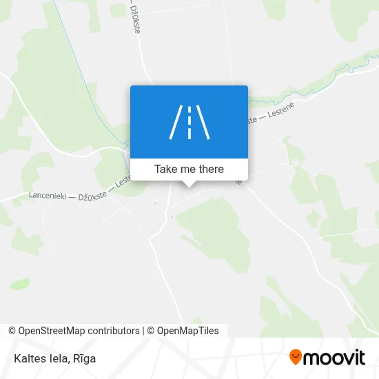 Kaltes Iela map