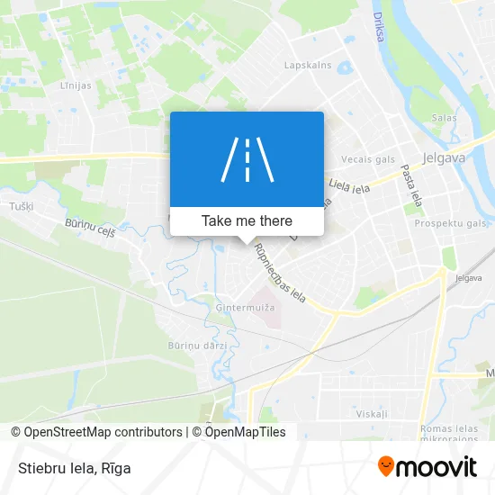 Stiebru Iela map