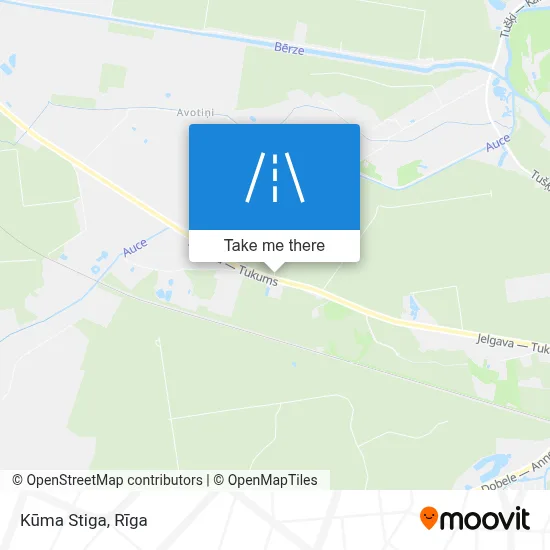 Kūma Stiga map