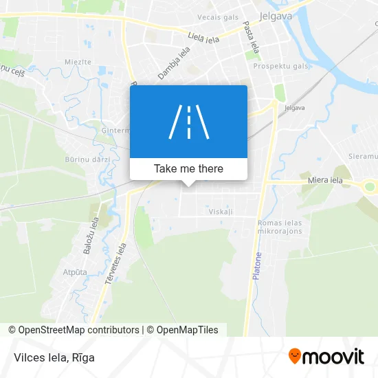 Vilces Iela map