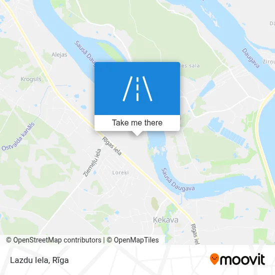 Lazdu Iela map
