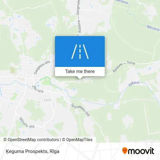 Ķeguma Prospekts map