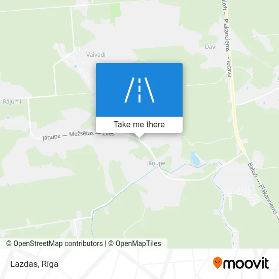 Lazdas map