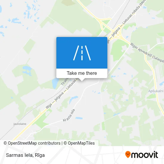 Sarmas Iela map