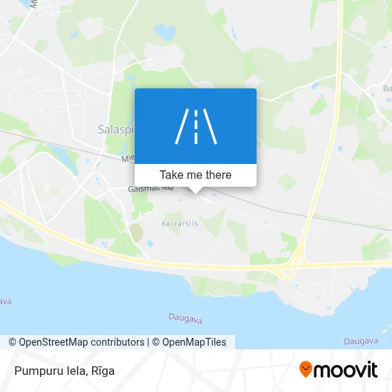 Pumpuru Iela map