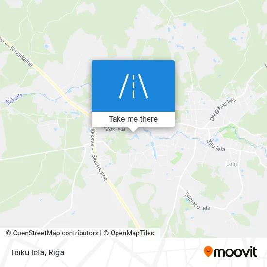 Teiku Iela map