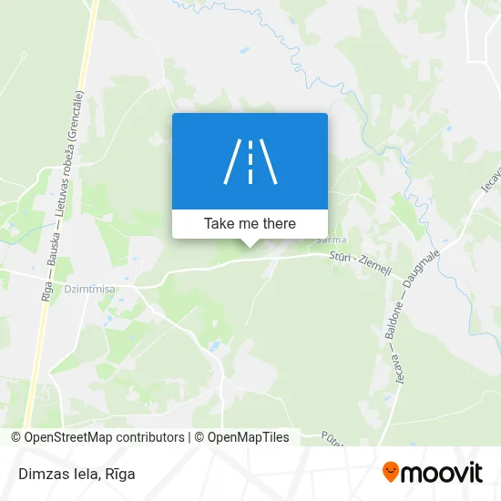 Dimzas Iela map