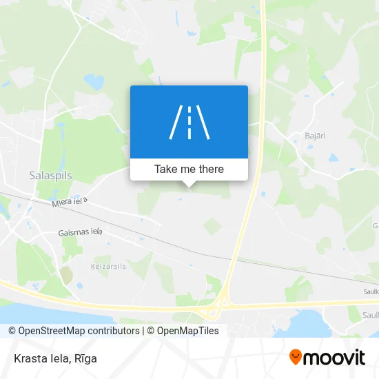 Krasta Iela map