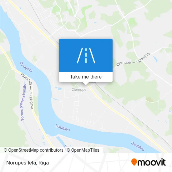 Norupes Iela map