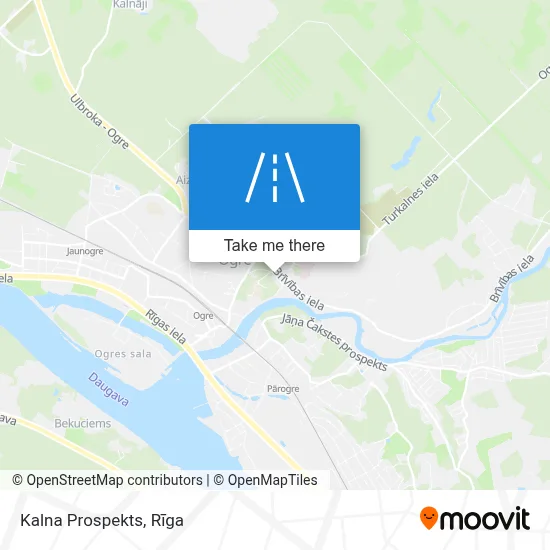 Kalna Prospekts map
