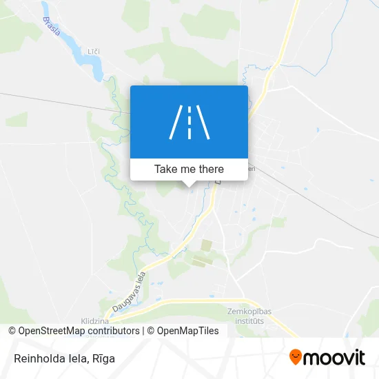 Reinholda Iela map