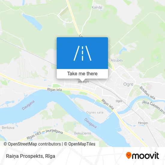 Raiņa Prospekts map