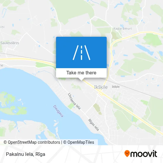 Pakalnu Iela map