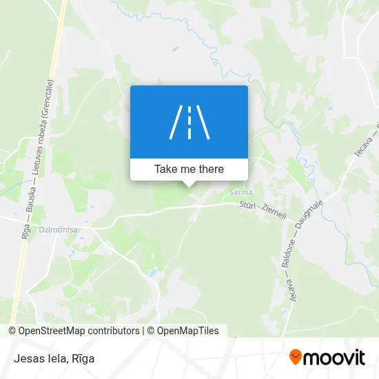 Jesas Iela map