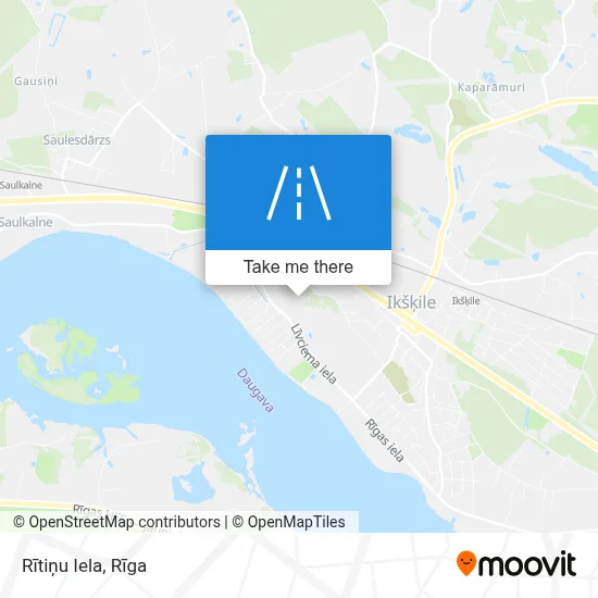 Rītiņu Iela map