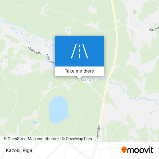 Kažoki map