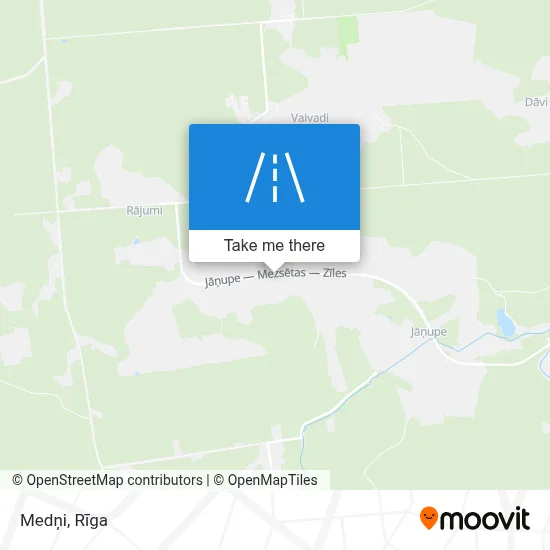 Medņi map