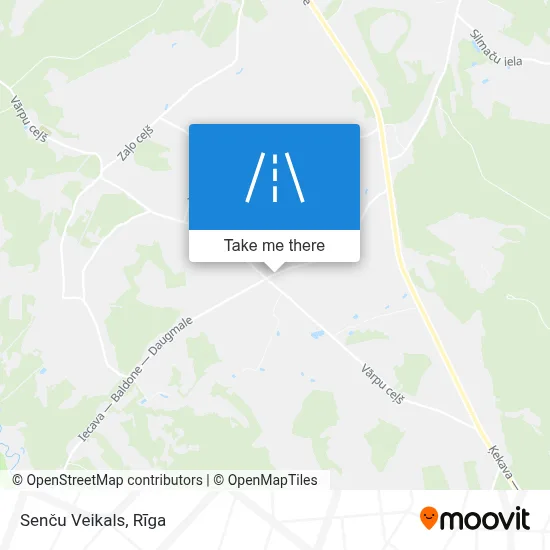 Senču Veikals map