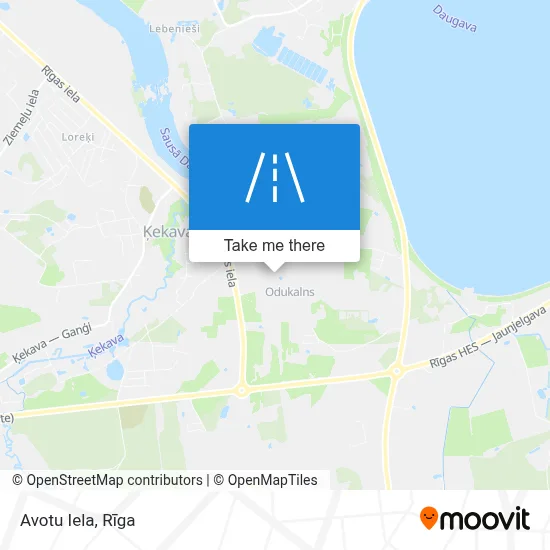 Avotu Iela map