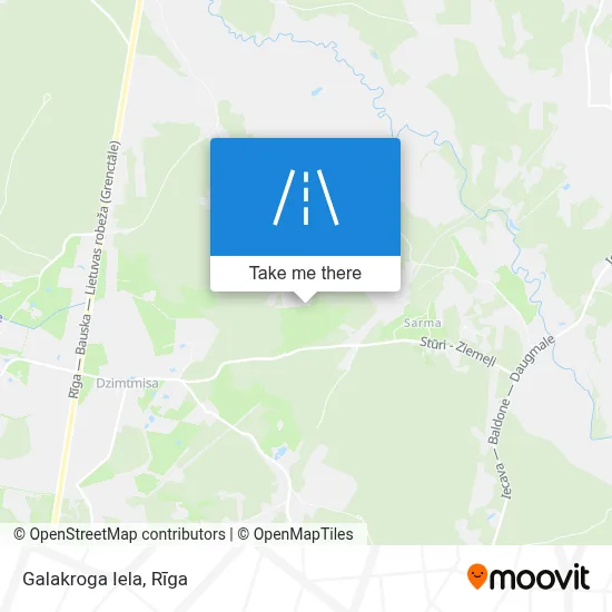 Galakroga Iela map