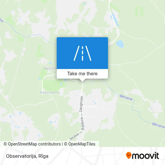 Observatorija map