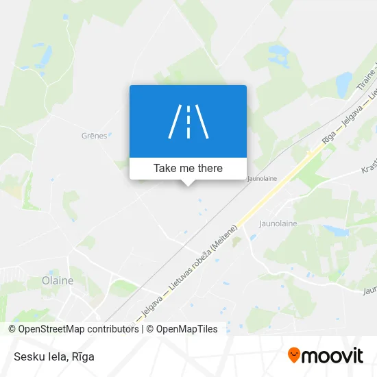 Sesku Iela map
