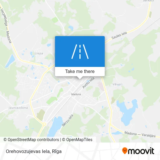 Orehovozujevas Iela map
