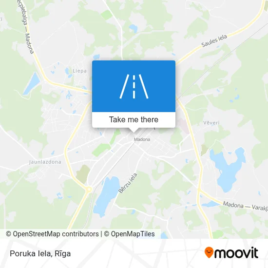 Poruka Iela map