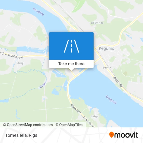 Tomes Iela map