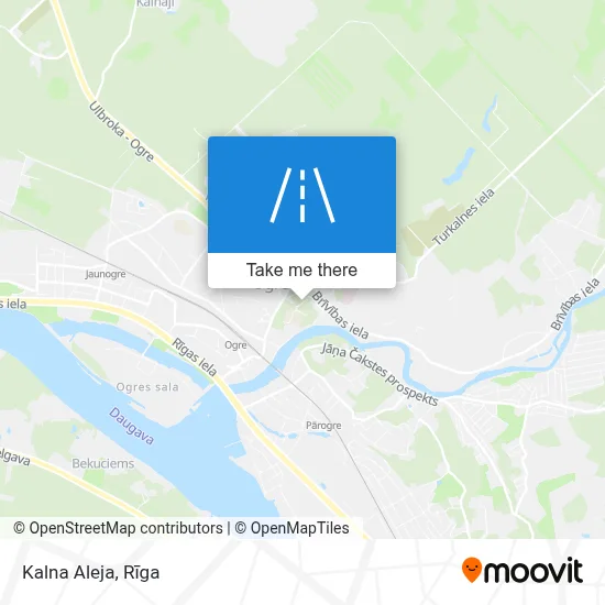 Kalna Aleja map