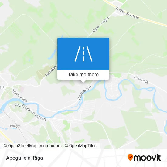 Apogu Iela map
