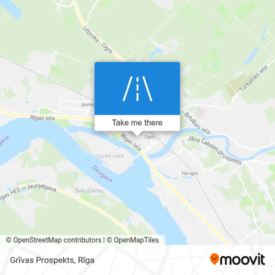 Grīvas Prospekts map
