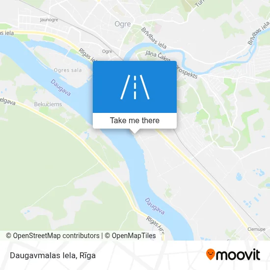 Daugavmalas Iela map