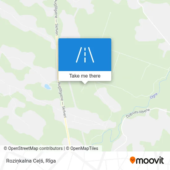 Roziņkalna Ceļš map