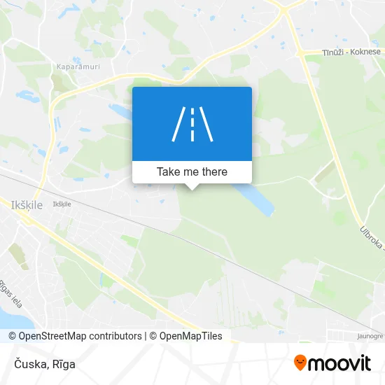 Čuska map