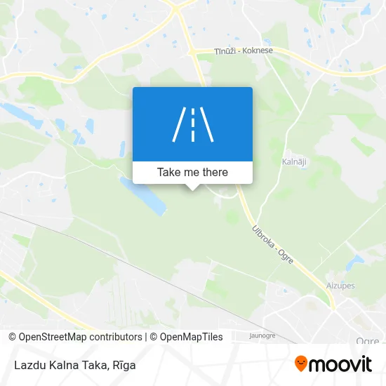 Lazdu Kalna Taka map