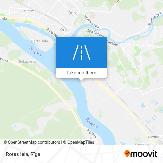Rotas Iela map