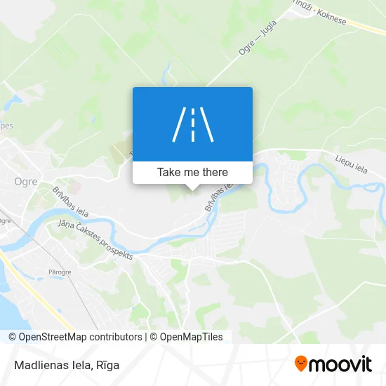 Madlienas Iela map