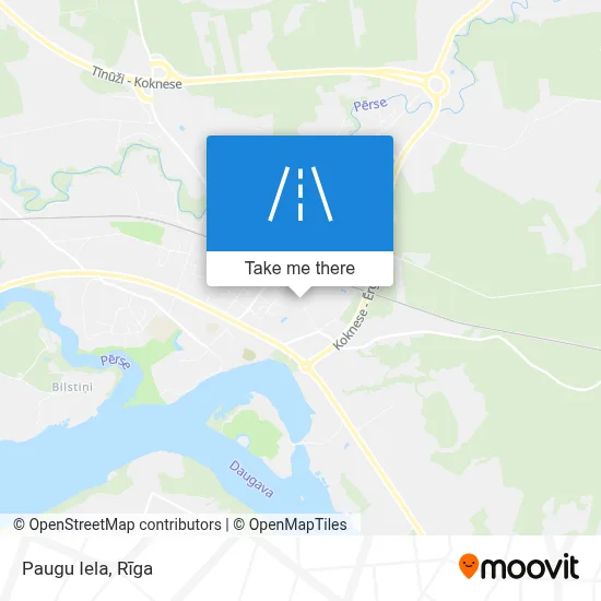 Paugu Iela map