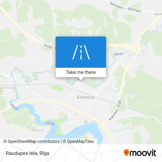 Raudupes Iela map
