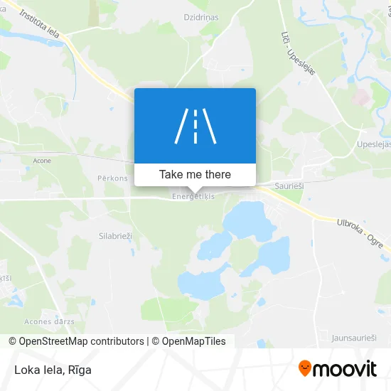 Loka Iela map