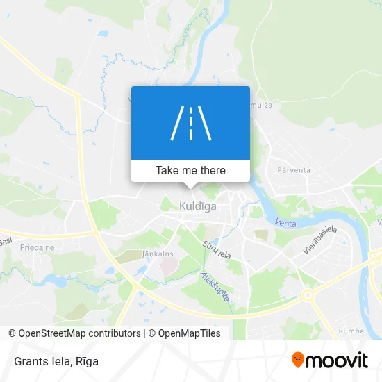 Grants Iela map