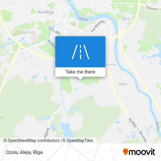 Ozolu Aleja map