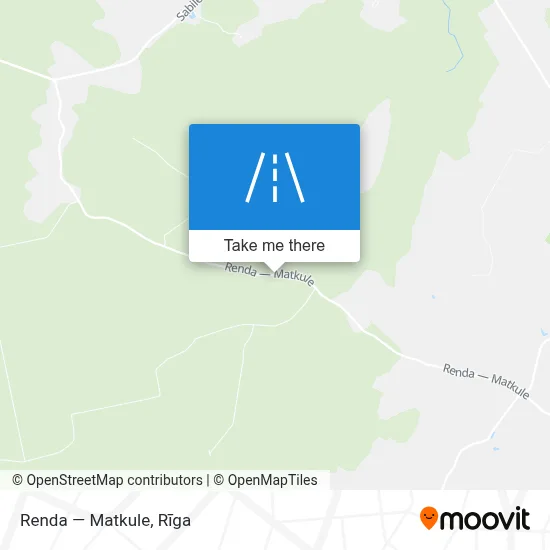 Renda — Matkule map