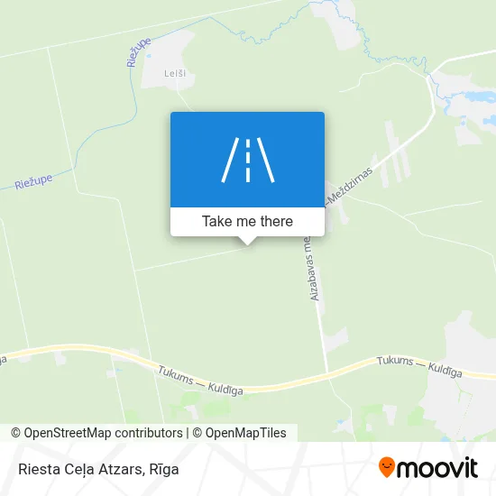 Riesta Ceļa Atzars map
