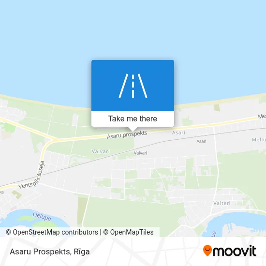 Asaru Prospekts map