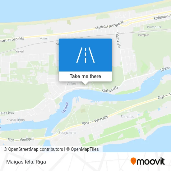 Maigas Iela map
