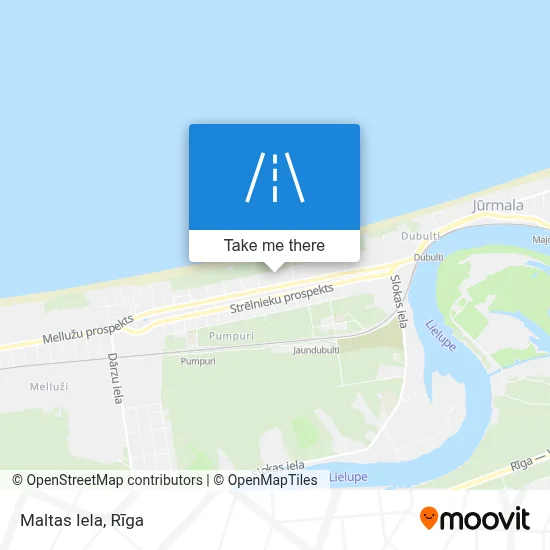 Maltas Iela map